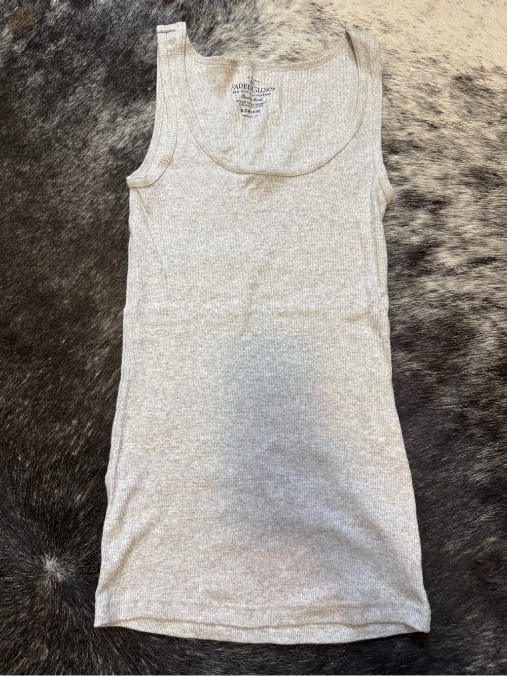 Gray Faded Glory Tank Top